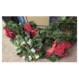 Lot of 5 christmas wreaths