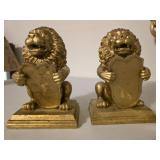 Pair of Vintage Lion Bookends