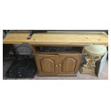 Tv stand cabinet with dvd player