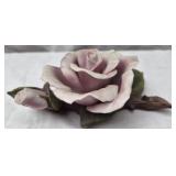 Vintage 1986 Teleflora like porcelain rose