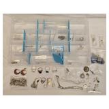 Mostly Sterling Silver Beads Pendants Earrings Etc