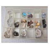 Lapidary variety of cut stone slabs