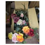Estate lot of faux flowers