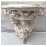 Garden wall corbel shelf