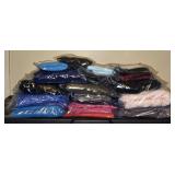 19 Bags of Misc Colored Fabric SIZES IN PHOTOS