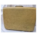 Vtg yellow American Tourister Silhouette suitcase