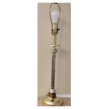 Gold Metal Base Lamp NO SHADE