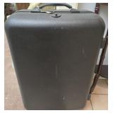 American tourists suitcase