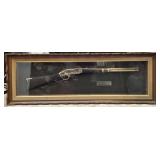 Framed Winchester Carbine 1866