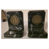 Pair of Vintage Bookends Hard Resin