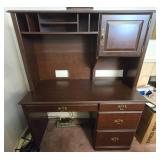 Faux wood desk