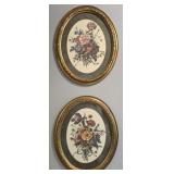 Pair of floral prints