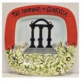 Cabells Ceramic University of Georgia Platter