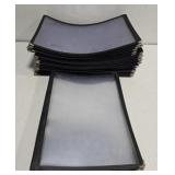 Estate lot of clear menu holders