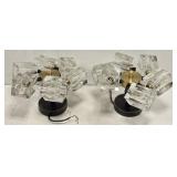 Pair of Glass Globe Modern Lights