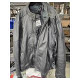 Genuine Leather Motorcycle Riding Jacket 52