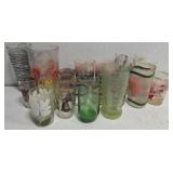 Estate lot of vintage glass cups