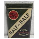 Vintage half and half tin can