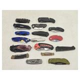 Lot of 17 Kobalt Smith & Wesson Hyper Tough Knives