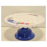 Plastic Pioneer Woman Floral Cake Plate Stand