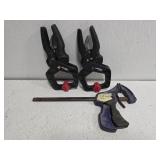 Lot of 3 clamps