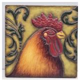 Metal Rooster Decor
