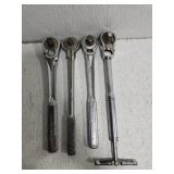 Lot of 4 ratchets