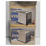 Lot of 2 Proctor Silex toaster