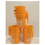 Lot of 12 Auburn Bud Light Plastic Drink Pitchers