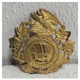 Alabama labor and humility metal badge