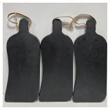 Lot of 3 Wooden Decorative Pieces