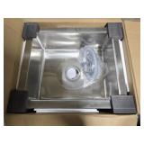 19" x 22" stainless steel sink