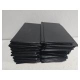 Lot of approx 26 black receipt books