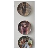 3 Gone With the Wind decorative plates