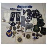 Lot of Military patches and pins