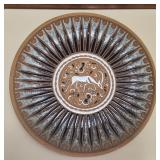 Decorative terracotta wall plaque
