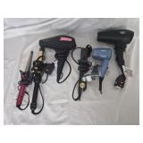 Estate lot of hair utensils