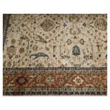 Floral area rug