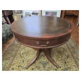 Vintage wood Claw feet round table