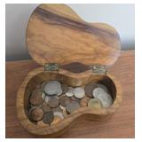 Estate lot of foreign coins