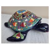 Talavera ceramic turtle figurine