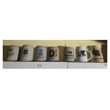 Lot of 7 Vintage Collectible Beer Mugs