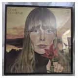1969 framed album cover Clouds by Joni Mitchell