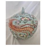 Chinese porcelain lidded ginger jar
