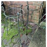 Lot of 3 plant stands
