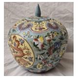 Chinese lidded ginger jar