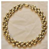 14k Yellow Gold Link Bracelet 5.72 g