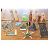 Stained Glass Blown Glass & Air Plant Holders