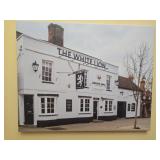 On canvas print of The White Lion