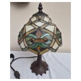 Dale Tiffany style stained glass table lamp